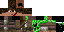 Minecraft skin texture, 64x32 legacy pixels