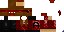 Minecraft skin texture, 64x32 legacy pixels