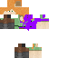 Minecraft skin texture, 64x64 pixels