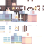 Minecraft skin texture, 64x64 pixels