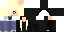 Minecraft skin texture, 64x32 legacy pixels