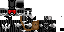 Minecraft skin texture, 64x32 legacy pixels