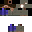 Minecraft skin texture, 64x64 pixels