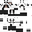 Gray Minecraft skin texture, 64x64 pixels