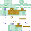 Minecraft skin texture, 64x64 pixels