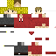 Minecraft skin texture, 64x64 pixels