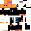 Minecraft skin texture, 64x64 pixels
