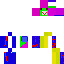 Minecraft skin texture, 64x64 pixels