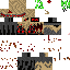Minecraft skin texture, 64x64 pixels
