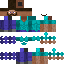 Minecraft skin texture, 64x64 pixels