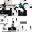 Minecraft skin texture, 64x64 pixels