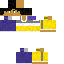 Minecraft skin texture, 64x64 pixels