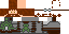 Minecraft skin texture, 64x32 legacy pixels