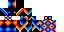 Minecraft skin texture, 64x32 legacy pixels