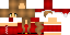 Minecraft skin texture, 64x32 legacy pixels