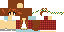 Minecraft skin texture, 64x32 legacy pixels