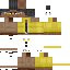 Minecraft skin texture, 64x64 pixels