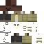 Minecraft skin texture, 64x64 pixels