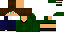 Minecraft skin texture, 64x32 legacy pixels