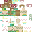 Minecraft skin texture, 64x64 pixels