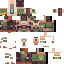 Minecraft skin texture, 64x64 pixels
