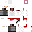 Minecraft skin texture, 64x64 pixels