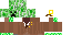 Minecraft skin texture, 64x32 legacy pixels