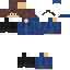 Minecraft skin texture, 64x64 pixels