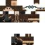 Minecraft skin texture, 64x64 pixels