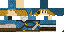 Minecraft skin texture, 64x32 legacy pixels