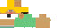 Minecraft skin texture, 64x32 legacy pixels