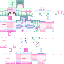 Minecraft skin texture, 64x64 pixels