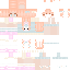 Minecraft skin texture, 64x64 pixels