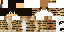 Minecraft skin texture, 64x32 legacy pixels
