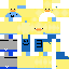 Minecraft skin texture, 64x64 pixels