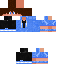 Minecraft skin texture, 64x64 pixels