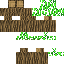Minecraft skin texture, 64x64 pixels