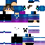Minecraft skin texture, 64x64 pixels
