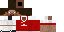 Minecraft skin texture, 64x32 legacy pixels