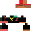 Minecraft skin texture, 64x64 pixels