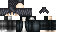 Minecraft skin texture, 64x32 legacy pixels