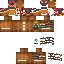 Minecraft skin texture, 64x64 pixels