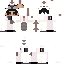 Minecraft skin texture, 64x64 pixels