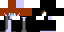 Minecraft skin texture, 64x32 legacy pixels