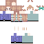 Minecraft skin texture, 64x64 pixels