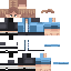 Minecraft skin texture, 64x64 pixels