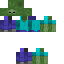 Minecraft skin texture, 64x64 pixels