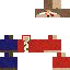 Minecraft skin texture, 64x64 pixels