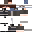 Minecraft skin texture, 64x64 pixels