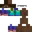 Minecraft skin texture, 64x64 pixels
